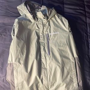 Olive Columbia windbreaker